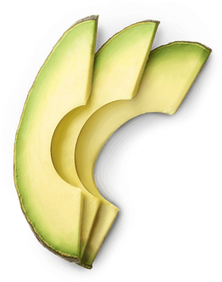 Avocado slices